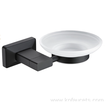 Hotel Wall Mounted Matte Black Accessories Set